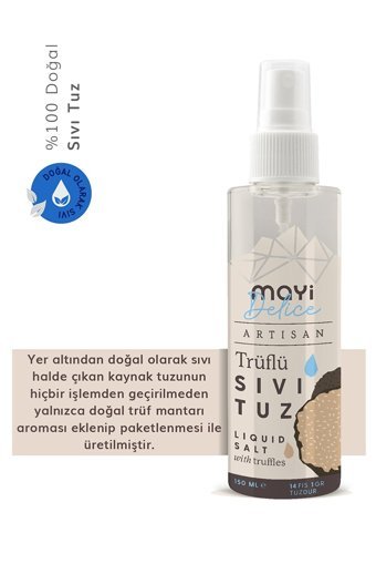 Mayi Tuz İyotlu Trüflü Sıvı Kaynak Tuzu Şişe 150 ml