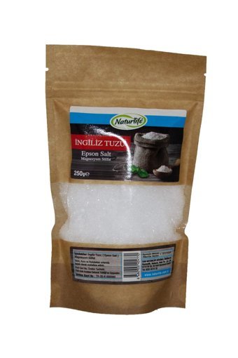 Naturlife İyotsuz Toz Epsom Tuzu Paket 250 gr