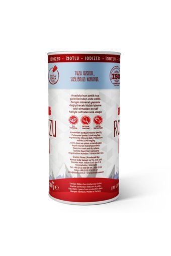 Bisalt İyotlu Toz Kaya Tuzu Kutu 300 gr