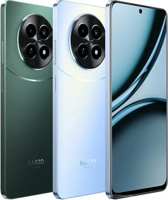 Realme Narzo 70x 128 GB Hafıza 4 GB Ram 6.72 inç 50 MP Çift Hatlı IPS LCD Ekran Android Akıllı Cep Telefonu Mavi