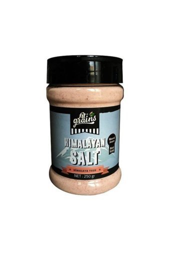 Fit Grains İyotsuz Toz Himalaya Tuzu Kavanoz 250 gr