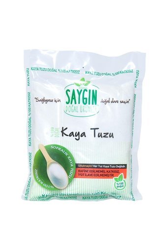 Saygın İyotsuz Toz Kaya Tuzu Paket 500 gr