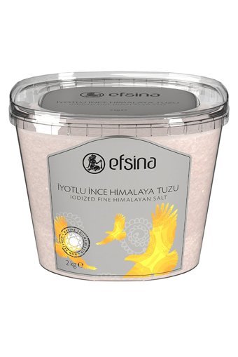 Efsina İyotlu Toz Himalaya Tuzu Kutu 2 kg