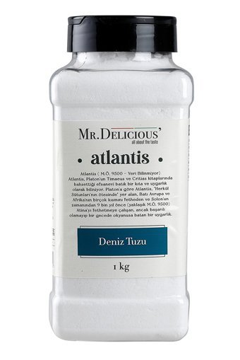 Mr. Delicious İyotlu Toz Deniz Tuzu Kavanoz 1 kg