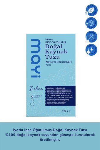 Mayi Tuz İyotlu Toz Kaynak Tuzu Paket 3x600 gr
