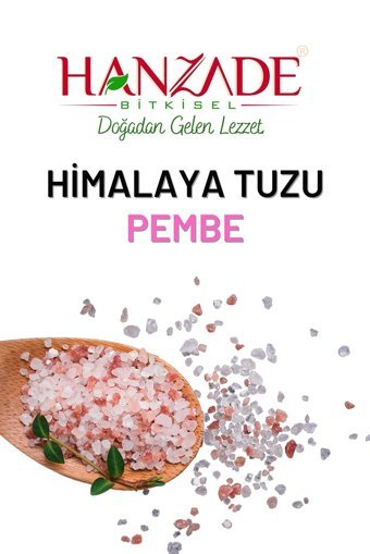 Hanzade Bitkisel İyotsuz Kristal Himalaya Tuzu Paket 500 gr