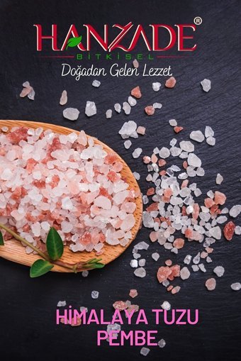 Hanzade Bitkisel İyotsuz Kristal Himalaya Tuzu Paket 500 gr