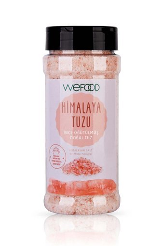 Wefood İyotlu Kristal Himalaya Tuzu Kavanoz 500 gr