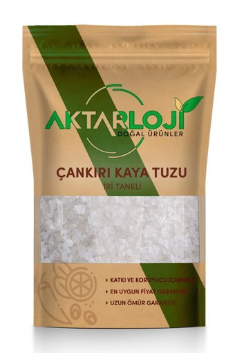 Aktarloji İyotsuz Kristal Kaya Tuzu Paket 1 kg