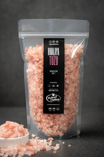 Baharat Dükkanı İyotsuz Granül Himalaya Tuzu Paket 500 gr