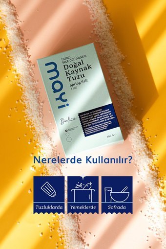 Mayi Tuz İyotlu Toz Kaynak Tuzu Paket 2x600 gr