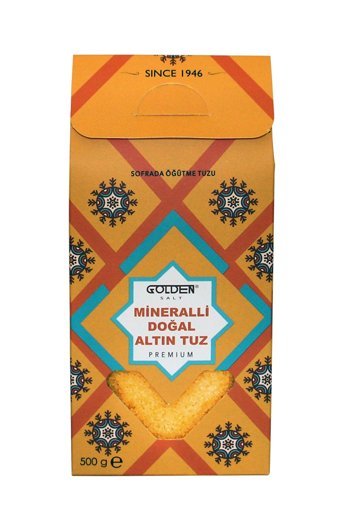 Golden Salt İyotlu Kristal Altın Tuzu Paket 500 gr