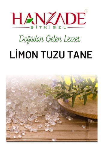 Hanzade Bitkisel İyotsuz Kristal Limon Tuzu Paket 500 gr