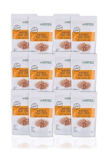 Wefood Glutensiz Yulaf Ezmesi 12x300 gr