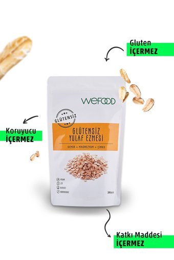 Wefood Glutensiz Yulaf Ezmesi 300 gr