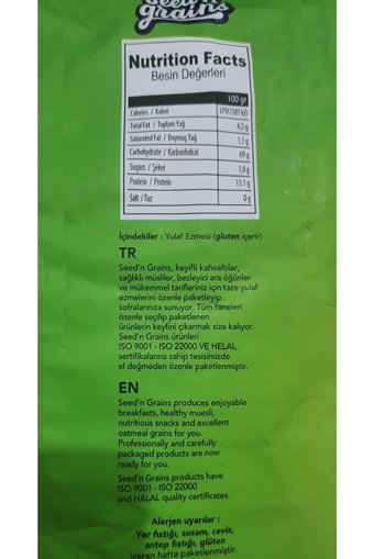 Seed'N Grains Yulaf Ezmesi 1 kg