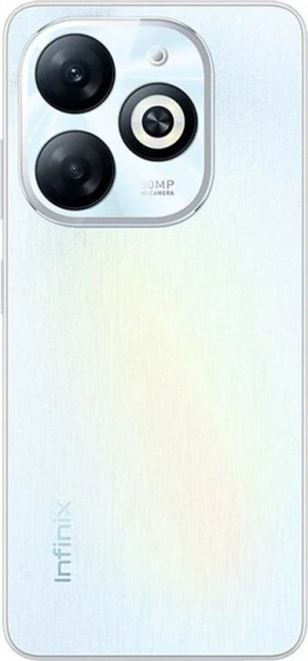 Infinix Smart 8 Pro 128 GB Hafıza 4 GB Ram 6.6 inç 50 MP Çift Hatlı IPS LCD Ekran Android Akıllı Cep Telefonu Beyaz
