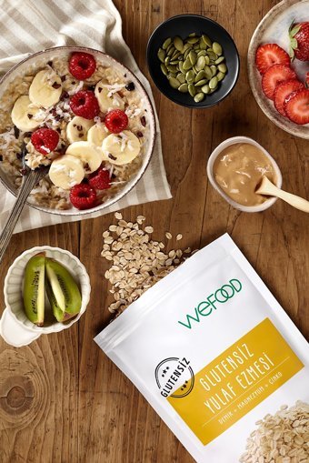 Wefood Glutensiz Yulaf Ezmesi 3x500 gr