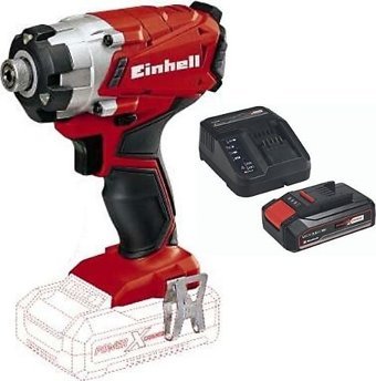 Einhel TE-CI 18 V 2.5 Ah Kömürsüz Darbeli Çift Akülü Vidalama Makinesi + TE-HD Matkap