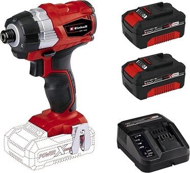 Einhel TE-CI 18 V 4 Ah Kömürsüz Darbeli Çift Akülü Vidalama Makinesi + TE-CD Matkap