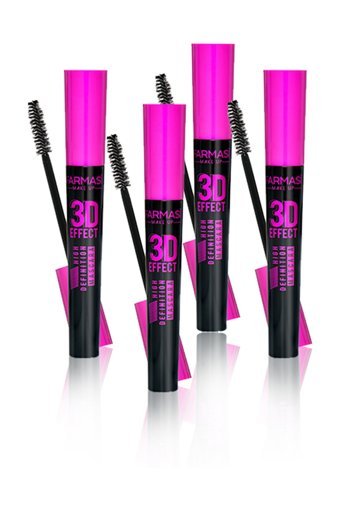 Farmasi 3D Eyes Hacim Veren Siyah Maskara 4 adet