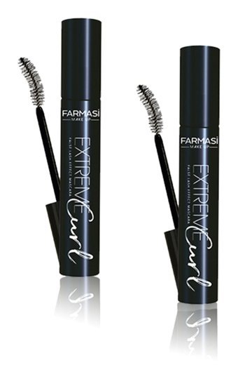 Farmasi Extreme Curl False Lash Effect Kıvırma Etkili Suya Dayanıklı Siyah Maskara 2 Adet