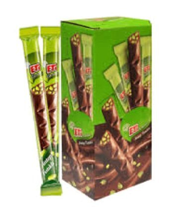 Eti Uzun Antep Fıstıklı Çikolata 34 gr 16 Adet