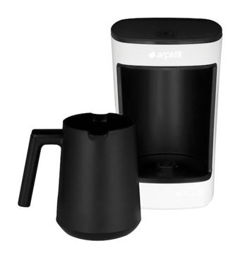 Arçelik TKM 3341 Telve-X 1 Hazneli 5 Fincan 670 W Beyaz Türk Kahvesi Makinesi