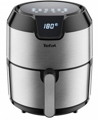 Tefal EY401D15 Airfryer 4.2 lt Tek Hazneli Izgara Yapan Led Ekranlı Yağsız Sıcak Hava Fritözü İnox