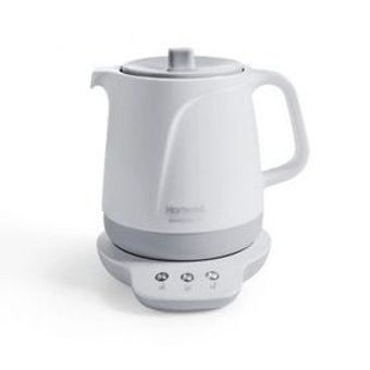 Homend 1705 Royaltea Porselen Demlikli 1800 W Porselen Gövdeli Beyaz Çay Makinesi