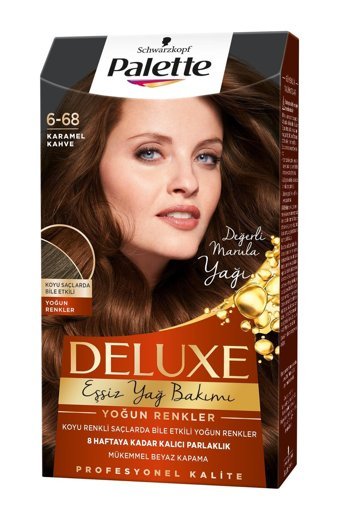 Palette 6.68 Karamel Kahve Krem Saç Boyası