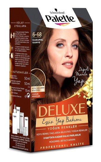 Palette 6.68 Karamel Kahve Krem Saç Boyası