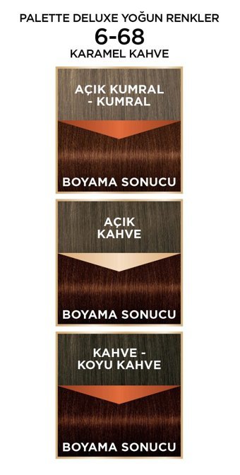 Palette 6.68 Karamel Kahve Krem Saç Boyası