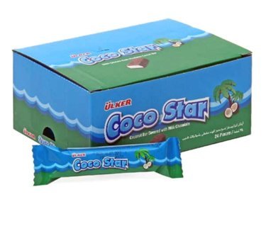 Ülker Coco Star Hindistan Cevizli Çikolata 25 gr 24 Adet