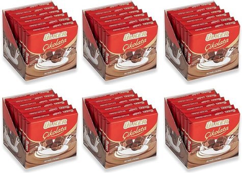 Ülker Sütlü Çikolata 60 gr 36 Adet