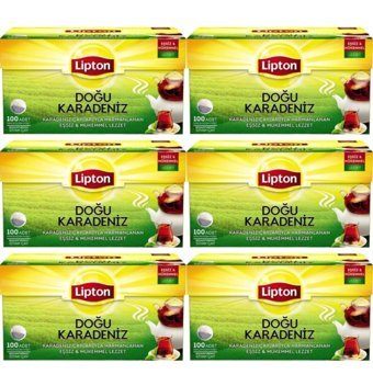 Lipton Doğu Karadeniz Demlik Poşet Çay 6x100 Adet