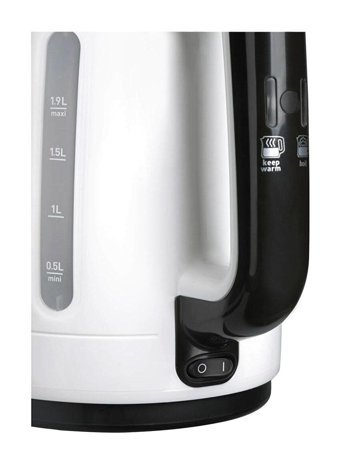 Tefal My Tea Otomatik Cam Demlikli 1500 W Işıklı Plastik Gövdeli Beyaz Retro Çay Makinesi