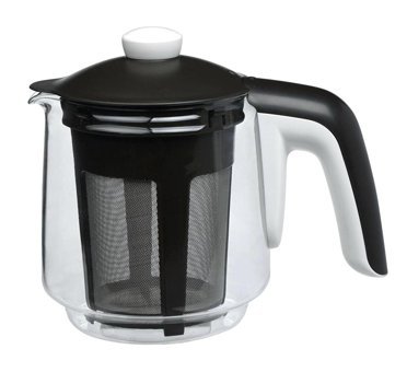 Tefal My Tea Otomatik Cam Demlikli 1500 W Işıklı Plastik Gövdeli Beyaz Retro Çay Makinesi