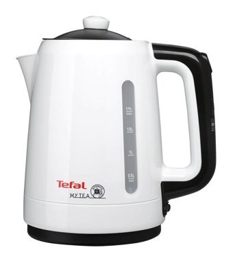 Tefal My Tea Otomatik Cam Demlikli 1500 W Işıklı Plastik Gövdeli Beyaz Retro Çay Makinesi