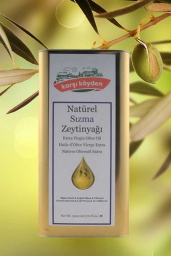 Karşı Köyden Erken Hasat Teneke Sızma Zeytinyağı 5 lt