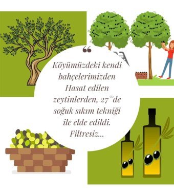 Karşı Köyden Erken Hasat Teneke Sızma Zeytinyağı 5 lt