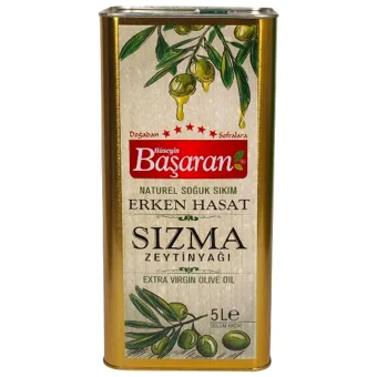 Başaran Zeytinleri Teneke Sızma Zeytinyağı 5 lt
