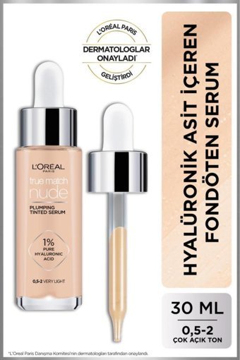 L'Oréal Paris True Match 052 Very Light Likit Serum Fondöten 30 ml