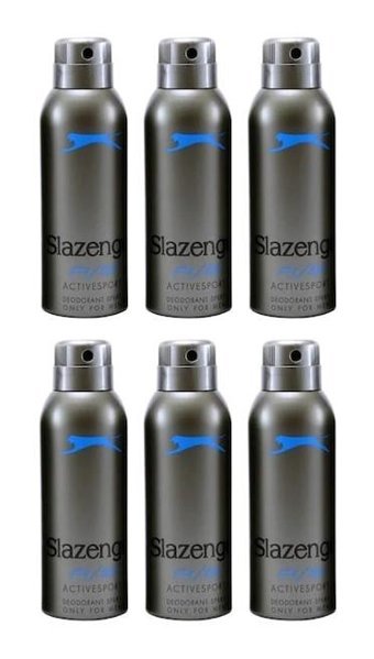 Slazenger Active Sport Sprey Erkek Deodorant 6x150 ml