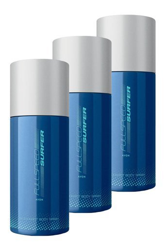 Avon Full Speed Surfer Sprey Erkek Deodorant 3x150 ml