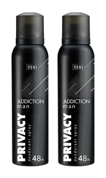 Privacy Addiction Sprey Erkek Deodorant 2x150 ml