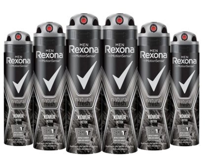 Rexona Natural Fresh Sprey Erkek Deodorant 6x150 ml