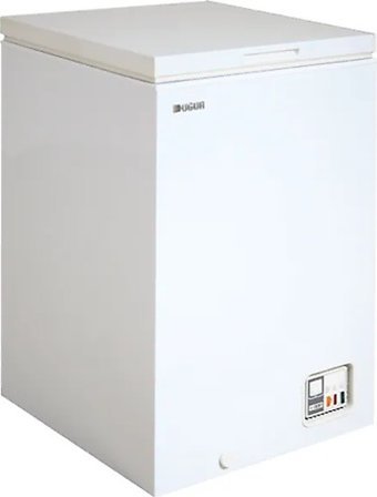 Uğur UDD 160 BK 120 lt Yatay Solo Sandık Tipi Mini Derin Dondurucu Beyaz