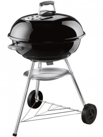 Weber Compact Kömürlü Kapaklı Yuvarlak Tekerlekli Barbekü
