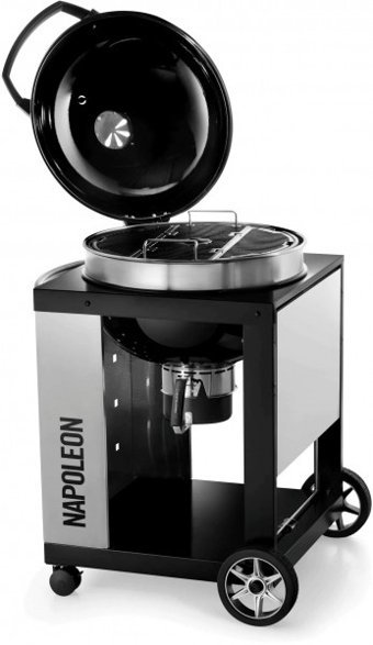 Napoleon PRO22K-Cart Kömürlü Kapaklı Yuvarlak Tekerlekli Barbekü